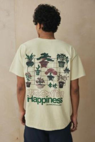 UO Growing Happiness T-Shirt - Cream M at - Urban Outfitters - Modalova