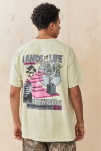 UO Ecru Lands Of Life T-shirt - 2XS at - Urban Outfitters - Modalova