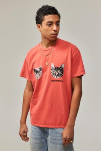 UO I Like big Kitties T-Shirt - Red XS at - Urban Outfitters - Modalova