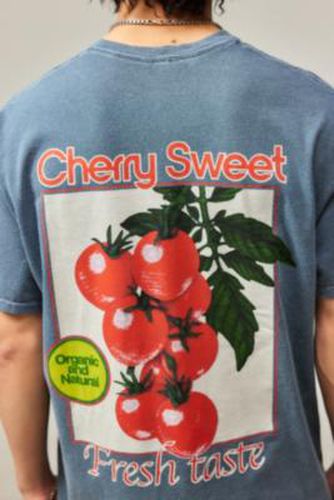 UO Cherry Sweet T-Shirt - Blue XS at - Urban Outfitters - Modalova