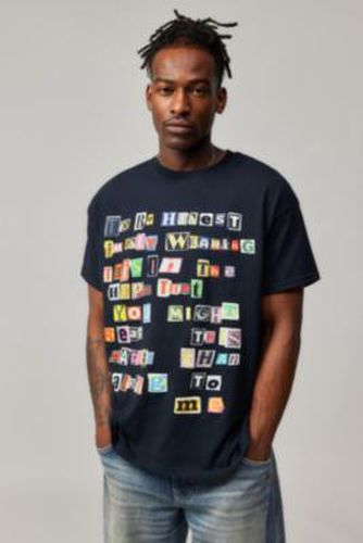 UO Black Magazine Collage T-Shirt - Black XS at - Urban Outfitters - Modalova