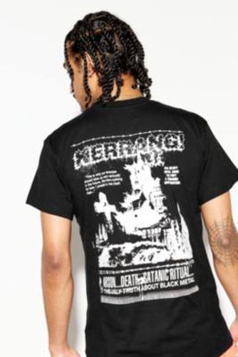 Black Arson & Death T-Shirt - Black S at Urban Outfitters - KERRANG - Modalova