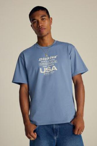 UO Exclusive Blue Fort T-Shirt - Blue S at Urban Outfitters - Dickies - Modalova