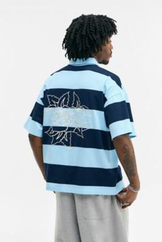 UO Exclusive Rose Stripe Polo Shirt - S at Urban Outfitters - Ed Hardy - Modalova