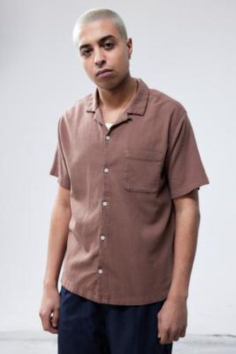 UO Brown Crinkle Shirt - Dark Brown S at - Urban Outfitters - Modalova