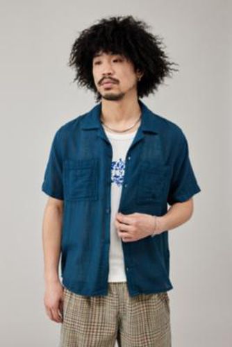 Teal Gauze Short-Sleeved Shirt - 2XS at Urban Outfitters - BDG - Modalova