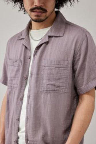 Solid Mauve Gauze Shirt - Mauve XS at Urban Outfitters - BDG - Modalova