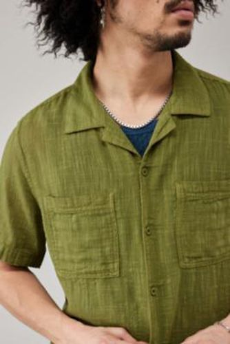 Solid Olive Gauze Shirt S at Urban Outfitters - BDG - Modalova