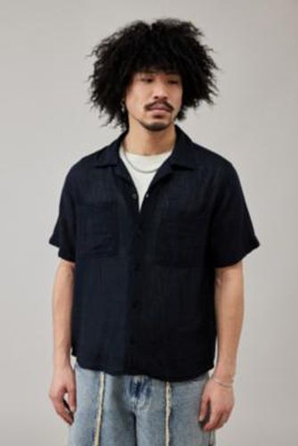 Solid Black Gauze Shirt - Black S at Urban Outfitters - BDG - Modalova