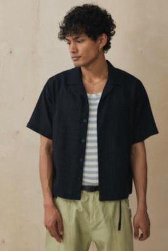 UO Liam Black Grid Shirt - Black XS at - Urban Outfitters - Modalova