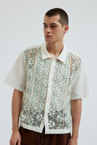 Crochet Lace Shirt - Ivory L at Urban Outfitters - BDG - Modalova