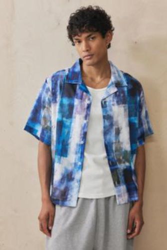 UO Abstract Shirt - Blue S at - Urban Outfitters - Modalova