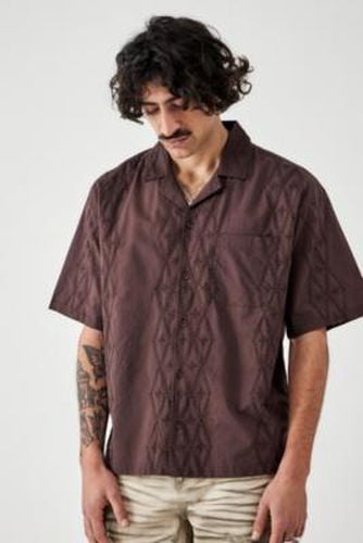 Brown Broderie Shirt - Brown XS at Urban Outfitters - BDG - Modalova