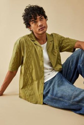 Green Broderie Shirt - Khaki XS at Urban Outfitters - BDG - Modalova