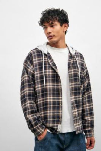 Hooded Check Shirt S at Urban Outfitters - BDG - Modalova