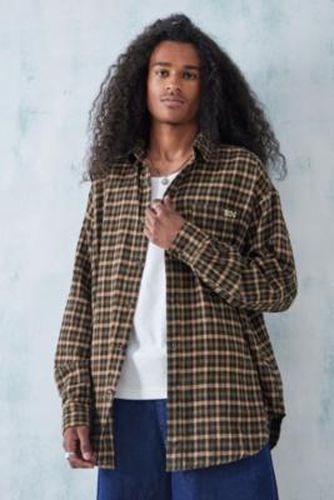UO Green & Houndstooth Shirt - 2XS at - Urban Outfitters - Modalova