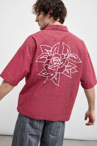 UO Exclusive Check Rose Shirt - L at Urban Outfitters - Ed Hardy - Modalova