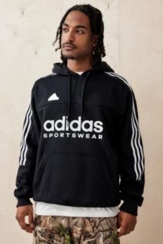 Black House of Tiro Fleece Hoodie - Black S at Urban Outfitters - adidas - Modalova