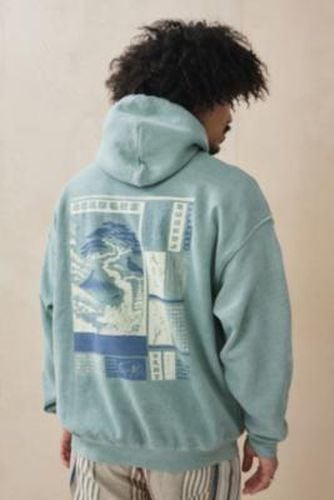 UO Seafoam Japanese Landscape Hoodie - 2XS at - Urban Outfitters - Modalova