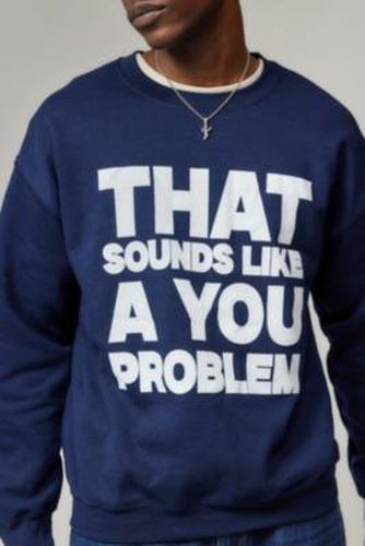 UO You Problem Sweatshirt - Blue S at - Urban Outfitters - Modalova