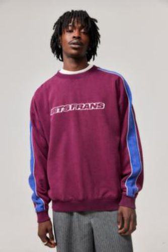 Iets frans. Fuchsia & Burgundy Panelled Sweatshirt - Pink M at Urban Outfitters - iets frans... - Modalova