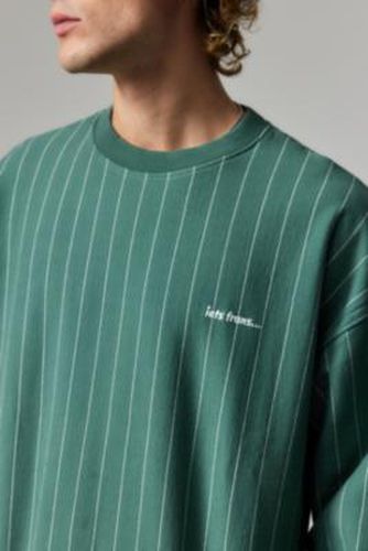 Green Pinstripe Sweatshirt - Green XS at Urban Outfitters - iets frans... - Modalova