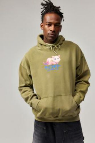 UO Kawaii Cat Hoodie - Green 2XS at - Urban Outfitters - Modalova