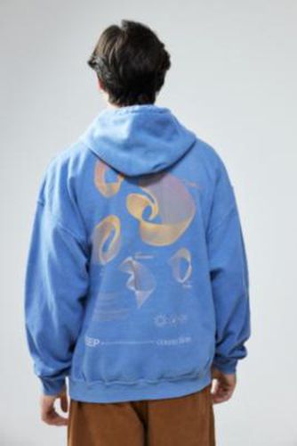 UO Blue Deep Connection Hoodie - Blue 2XS at - Urban Outfitters - Modalova