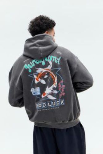 UO Good Luck Fish Hoodie - XS at - Urban Outfitters - Modalova