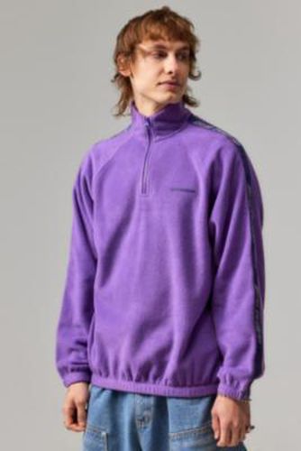 Iets frans. Taped Half-Zip Fleece - Purple XS at Urban Outfitters - iets frans... - Modalova