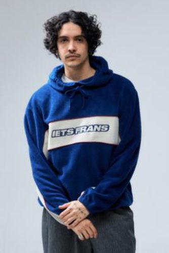 Iets frans. Panel Fleece Hoodie - Blue 2XS at Urban Outfitters - iets frans... - Modalova