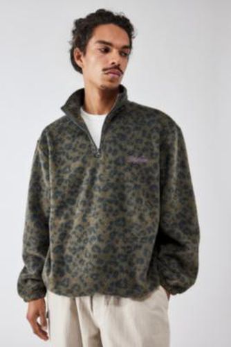 Leopard Print Fleece - Brown 2XS at Urban Outfitters - BDG - Modalova