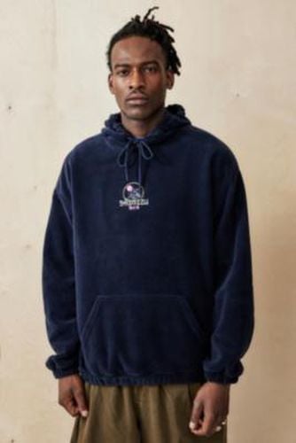 UO Blue Shizmu Fleece Hoodie - Blue 2XS at - Urban Outfitters - Modalova