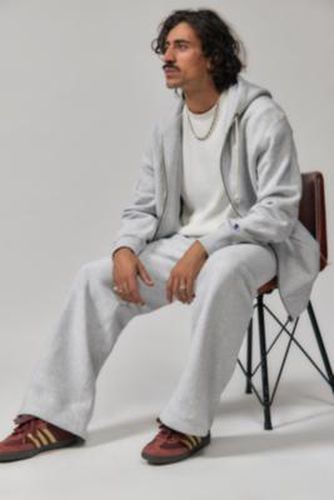 Grey Reverse Weave Straight-Leg Joggers - Grey M at Urban Outfitters - Champion - Modalova