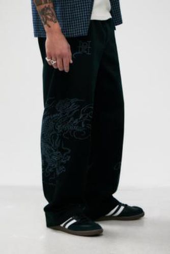 UO Exclusive Black Dragon Beach Pants - Black XS at Urban Outfitters - Ed Hardy - Modalova