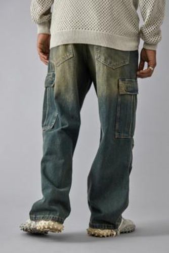 Fixed Waist Denim Cargo Stone Wash Jeans - Blue 30W 30L at Urban Outfitters - BDG - Modalova