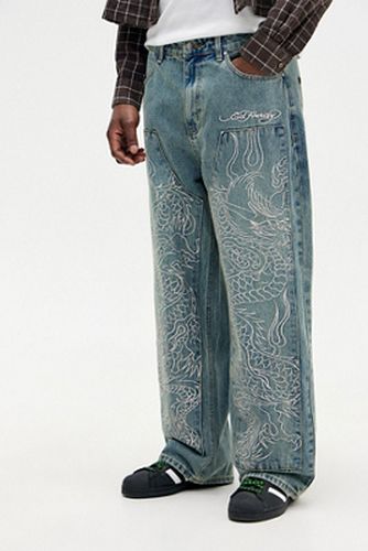 UO Exclusive Snake Panther Carpenter Jeans - 30W 32L at Urban Outfitters - Ed Hardy - Modalova