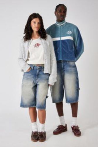 Fila x Mid Wash Denim Shorts - 24 at Urban Outfitters - BDG - Modalova