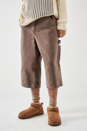 Brown Longline Carpenter Shorts - Brown 30 at Urban Outfitters - BDG - Modalova
