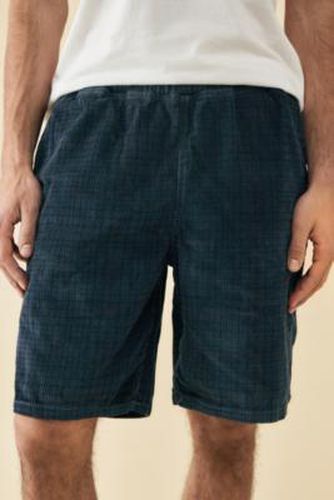Overdyed Black Corduroy Check Shorts S at Urban Outfitters - BDG - Modalova