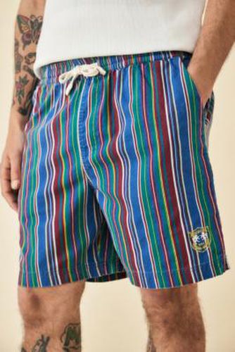 Purple Stripe Twill Shorts S at Urban Outfitters - BDG - Modalova
