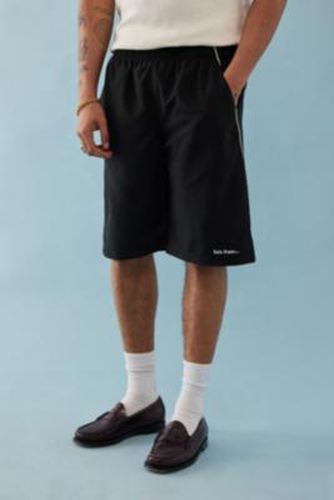Iets frans. Black Longline Microfibre Shorts - Black S at Urban Outfitters - iets frans... - Modalova