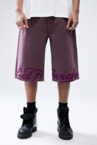 UO Exclusive Washed Purple Denim Shorts - Purple S at Urban Outfitters - Ed Hardy - Modalova