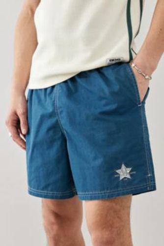Teal Star Logo Swim Shorts - Teal 2XS at Urban Outfitters - BDG - Modalova
