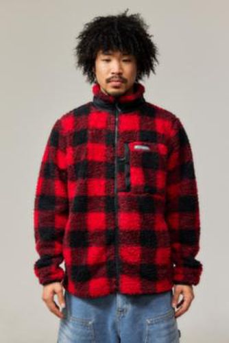 Mountain Check Fleece - Red M at Urban Outfitters - Columbia - Modalova