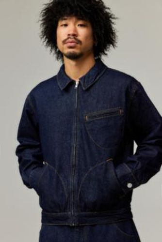 Tony Dark Rinse Denim Harrington Jacket - Rinsed Denim XS at Urban Outfitters - BDG - Modalova