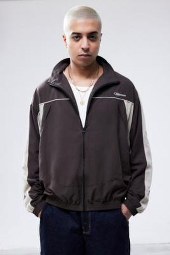 Iets frans. Brown Mesh Panel Track Jacket - Brown XS at Urban Outfitters - iets frans... - Modalova