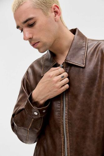 Nicolai Faux Leather Jacket - XS at Urban Outfitters - BDG - Modalova