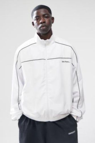 Iets frans. White Finn Microfibre Track Jacket - White M at Urban Outfitters - iets frans... - Modalova