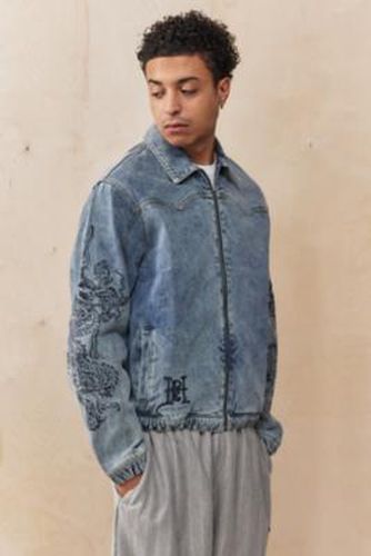 UO Exclusive Light Wash Denim Jacket - S at Urban Outfitters - Ed Hardy - Modalova